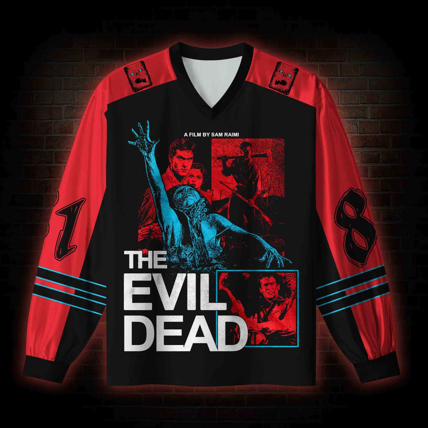 Deadite V-Neck Long Sleeve Jersey