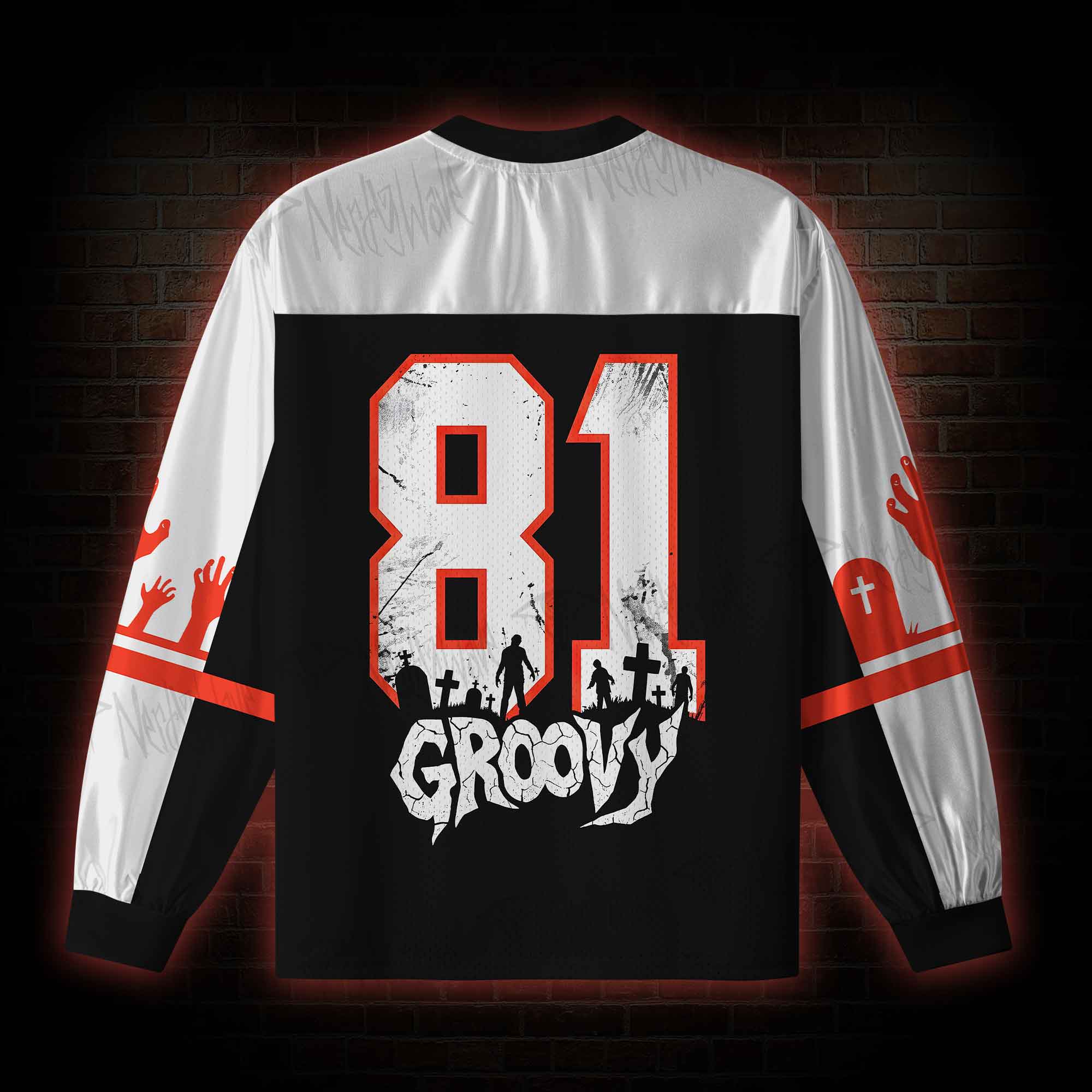 Groovy '81 V-Neck Long Sleeve Jersey