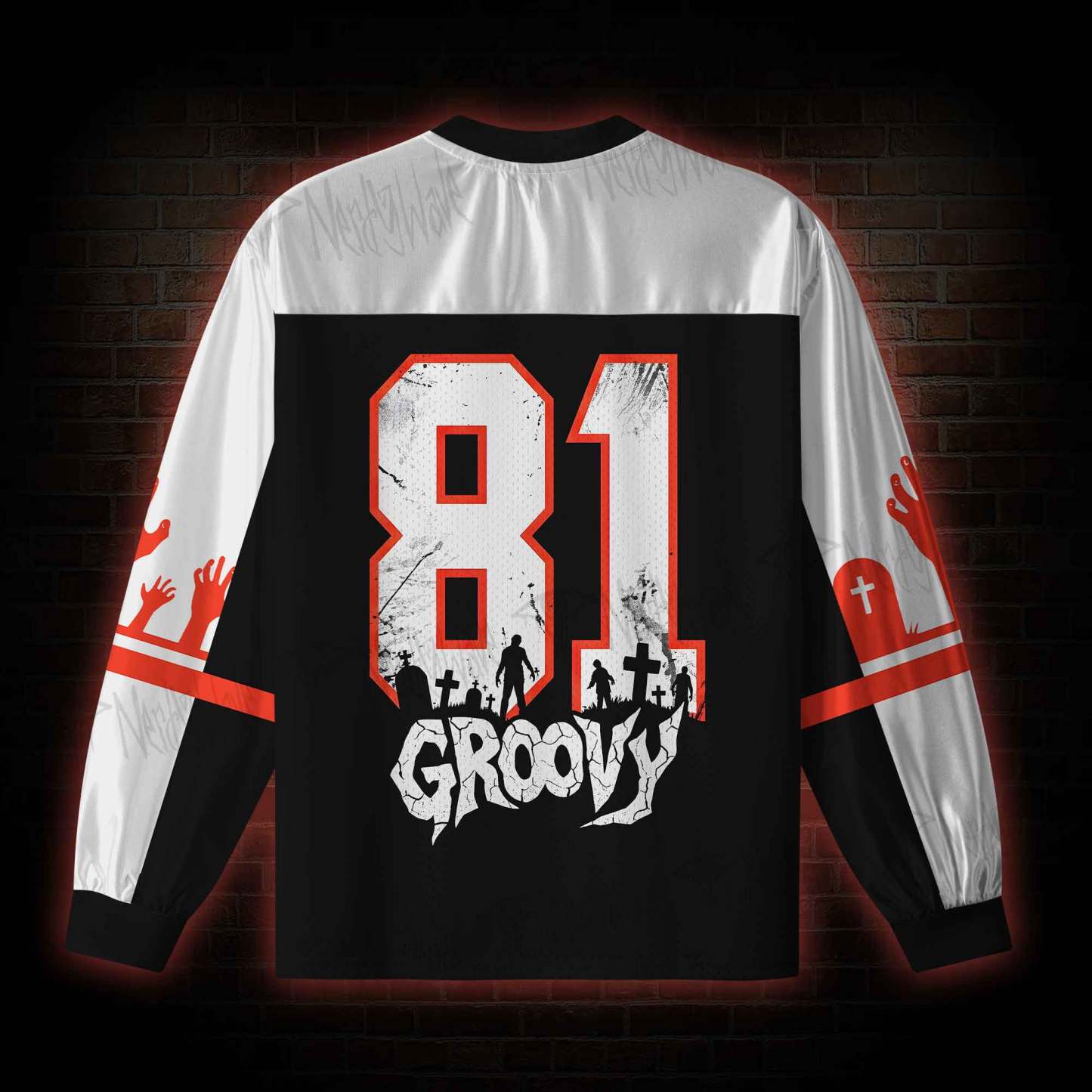Groovy '81 V-Neck Long Sleeve Jersey