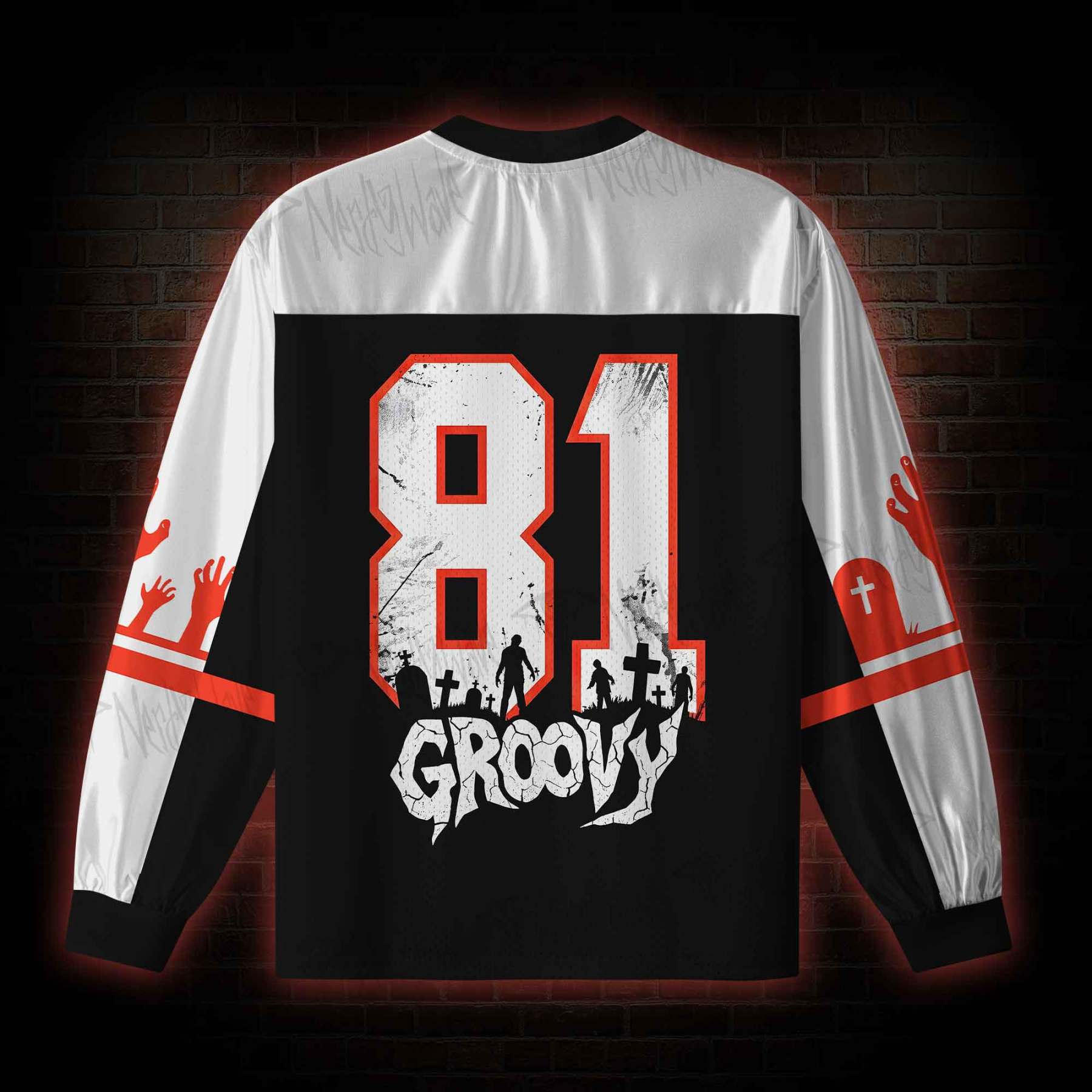 Groovy '81 V-Neck Long Sleeve Jersey