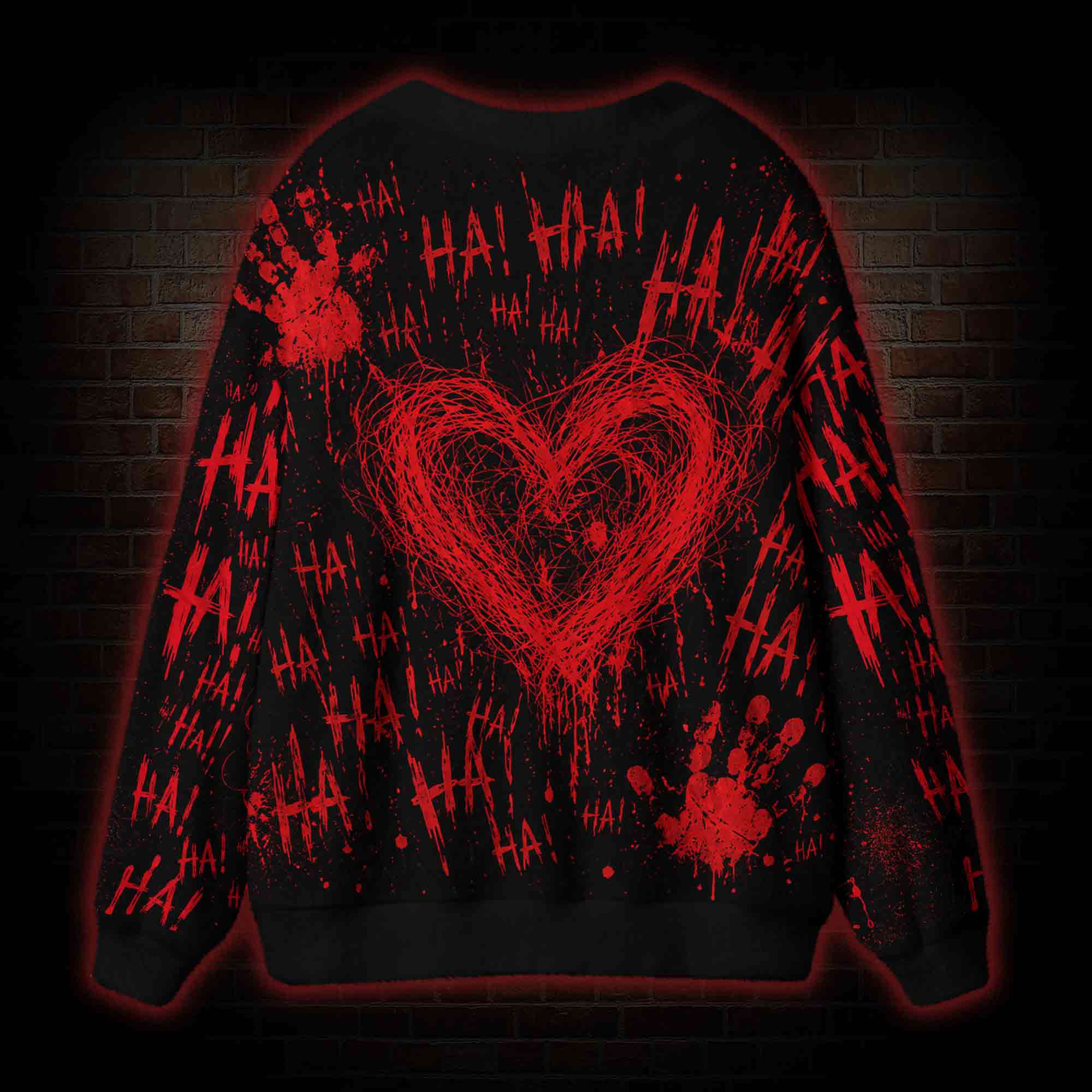 Mad Laugh Cardigan Sweater