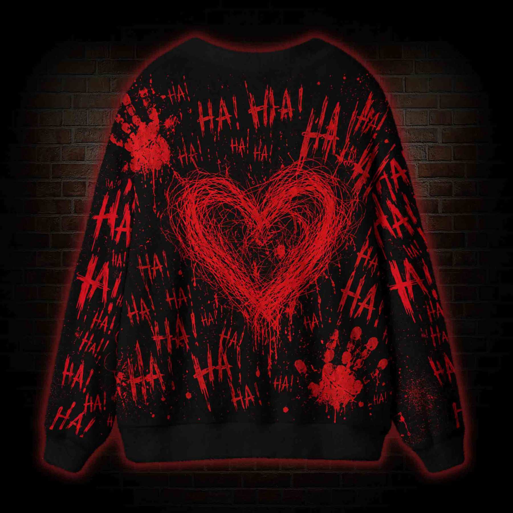Mad Laugh Cardigan Sweater
