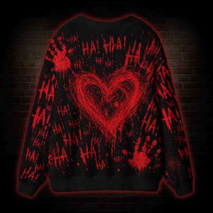 Mad Laugh Cardigan Sweater