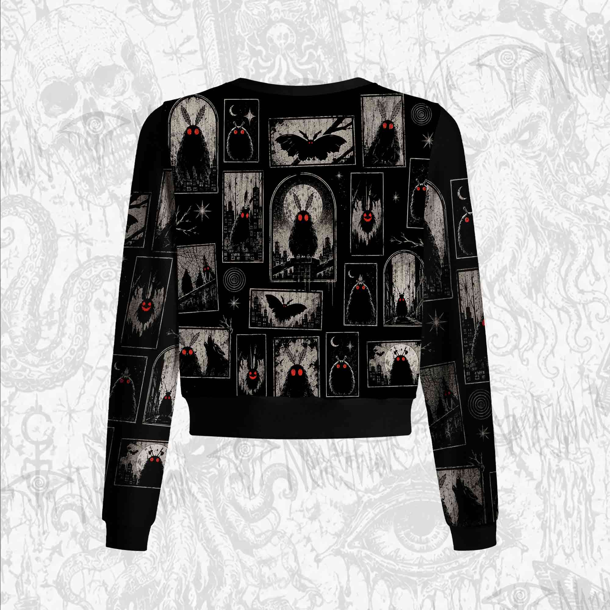 Shadows of Mothman Light Weight Cardigan Sweater