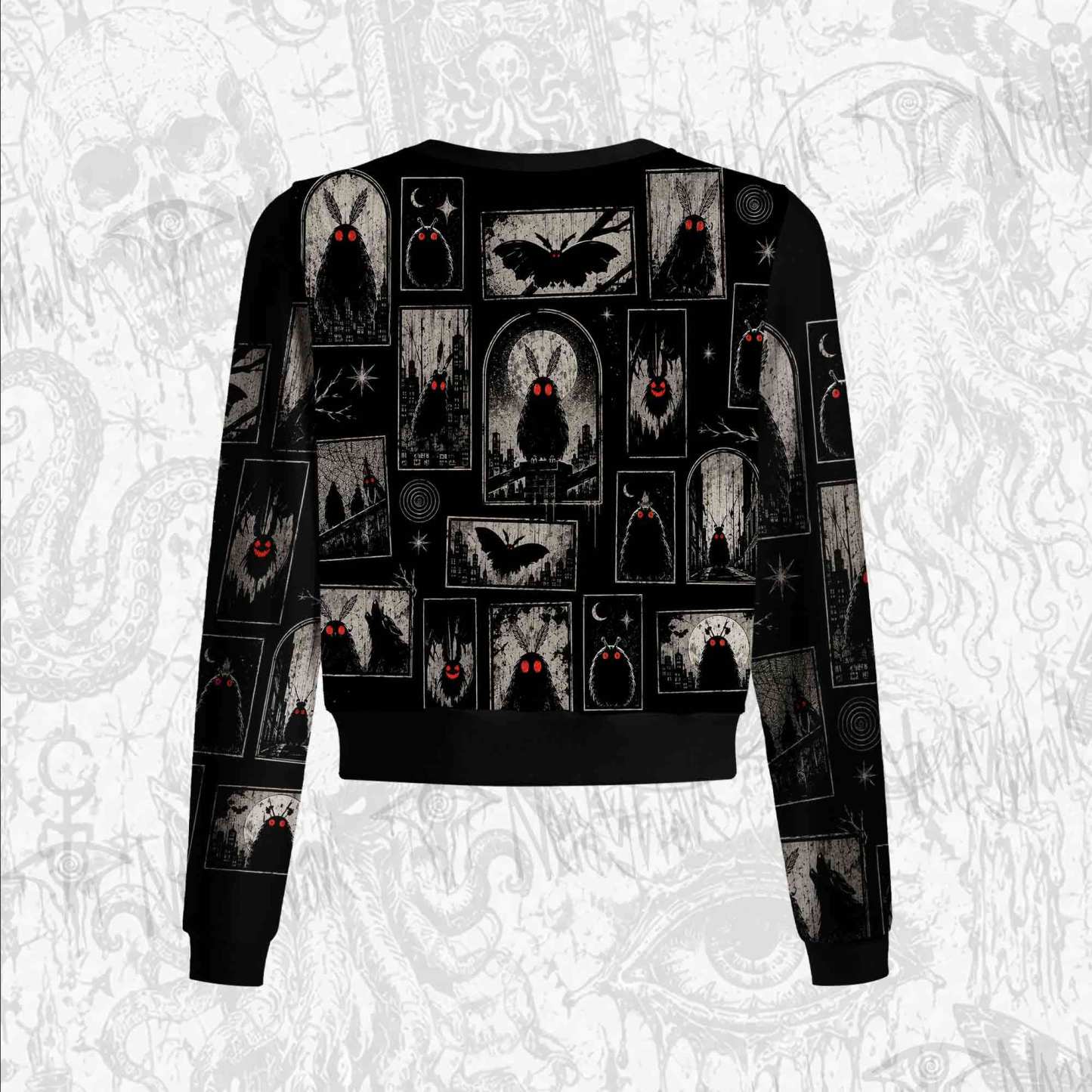 Shadows of Mothman Light Weight Cardigan Sweater