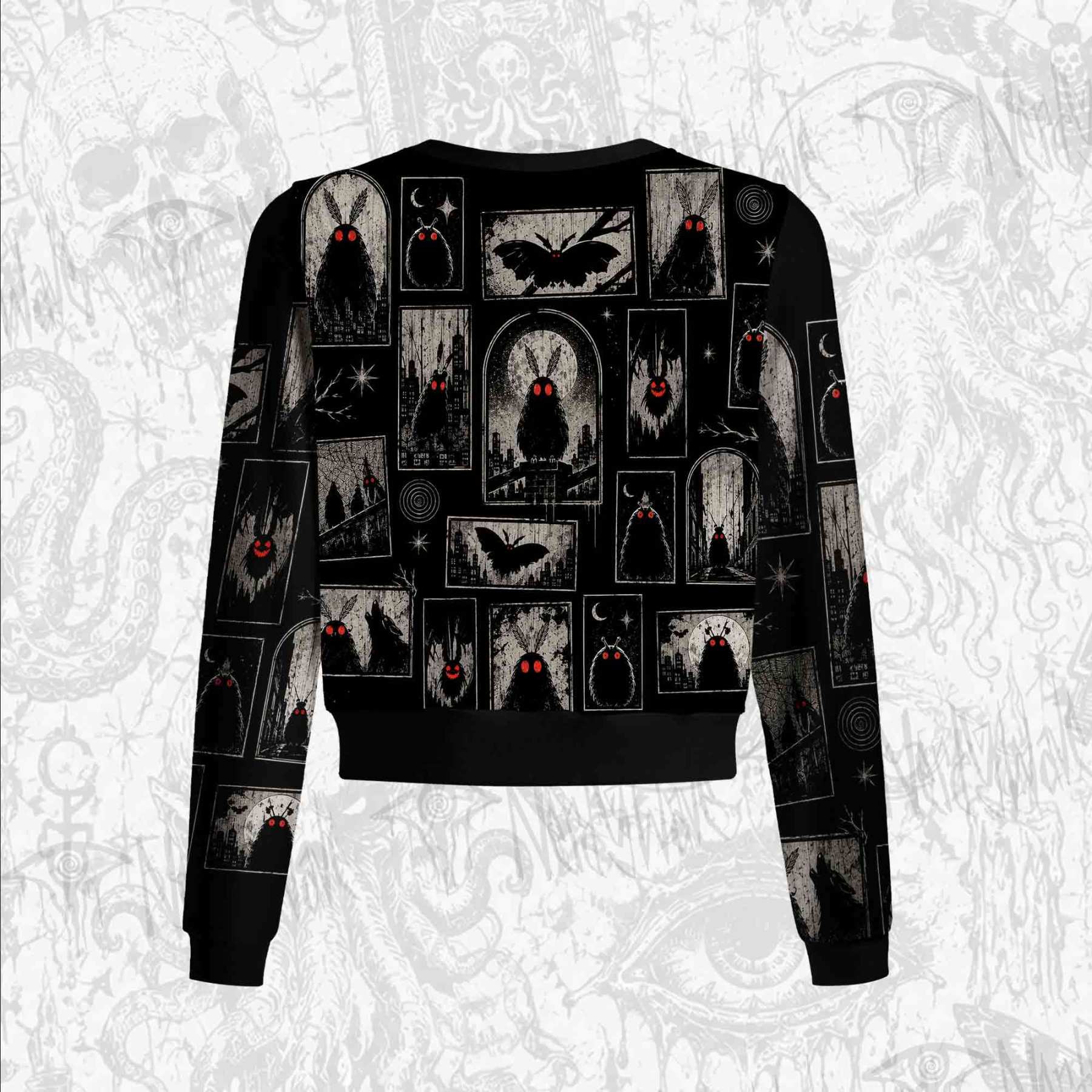 Shadows of Mothman Light Weight Cardigan Sweater