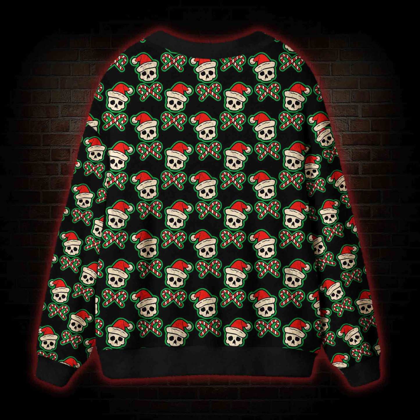 Creepy Christmas Cardigan Sweater