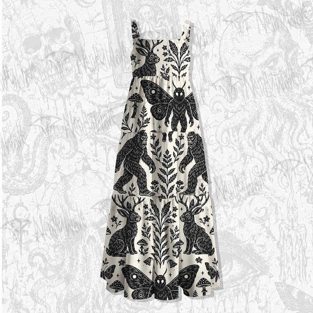 Cryptid Legend Wide Straps Maxi Dress