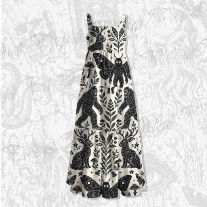 Cryptid Legend Wide Straps Maxi Dress