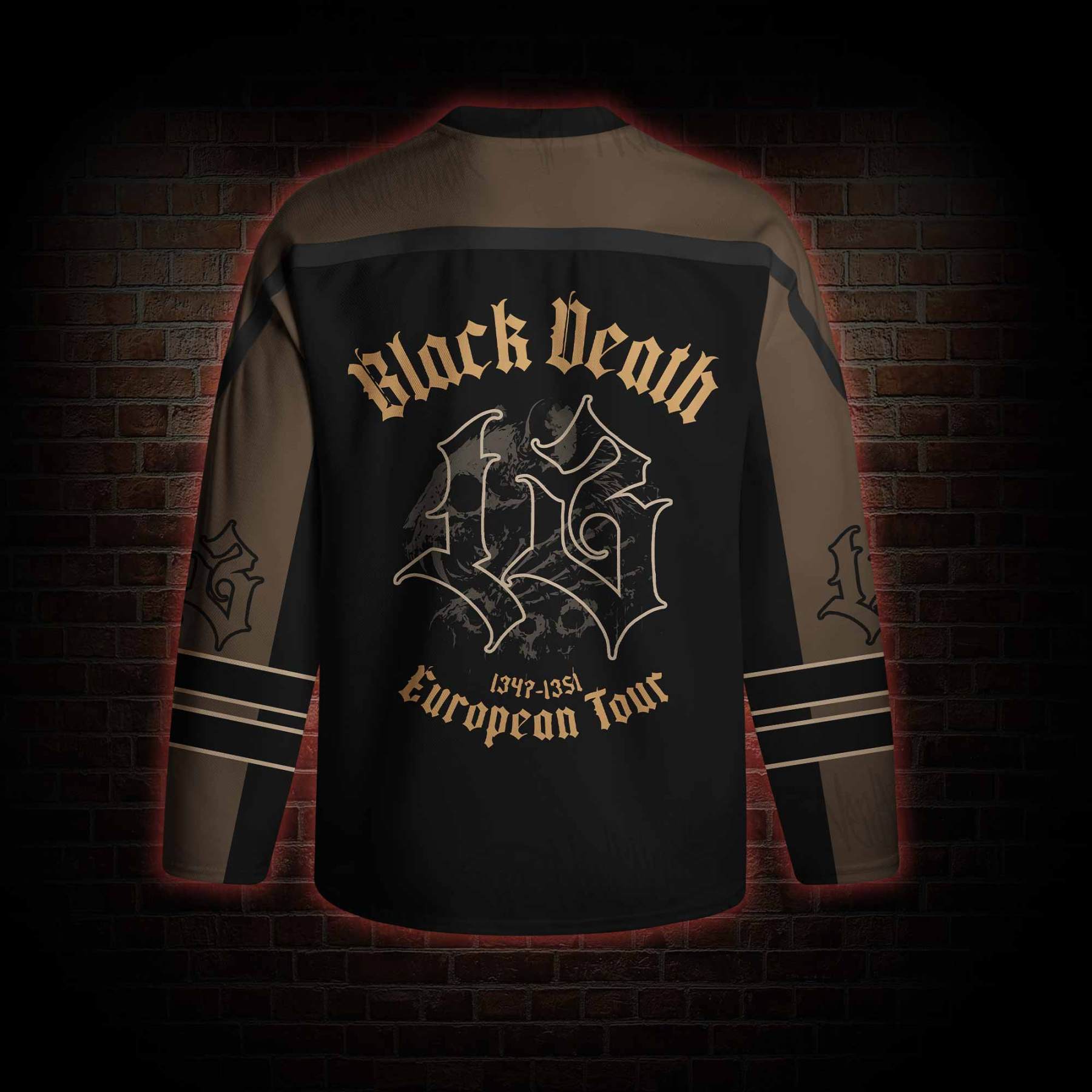 Black Death European Tour Hockey Jersey