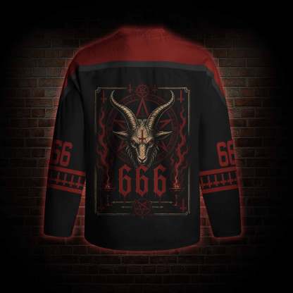 Baphomet Aesthetic Hockey Jersey