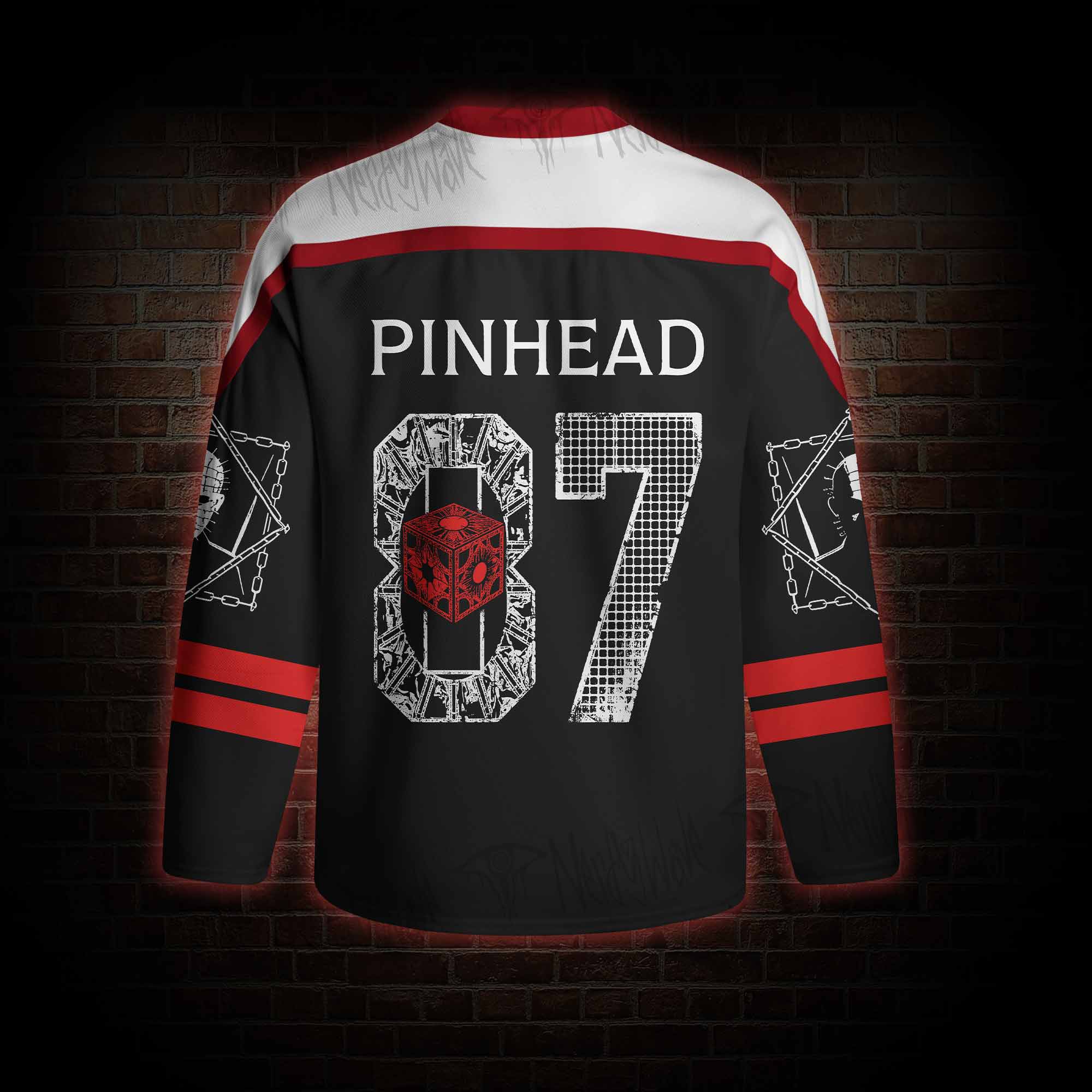 Puzzle Box Torture Graphic Hockey Jersey