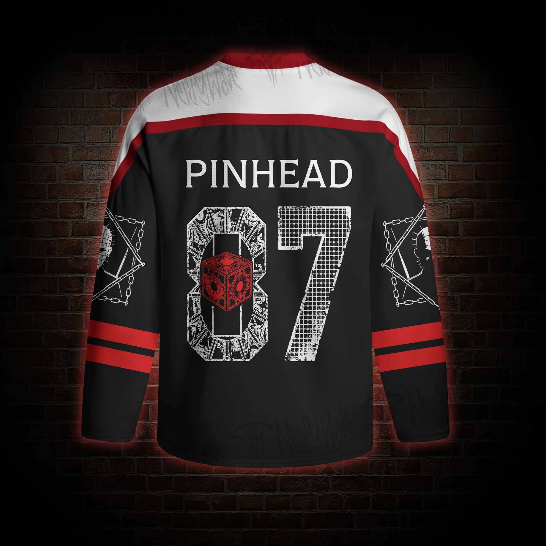 Puzzle Box Torture Graphic Hockey Jersey
