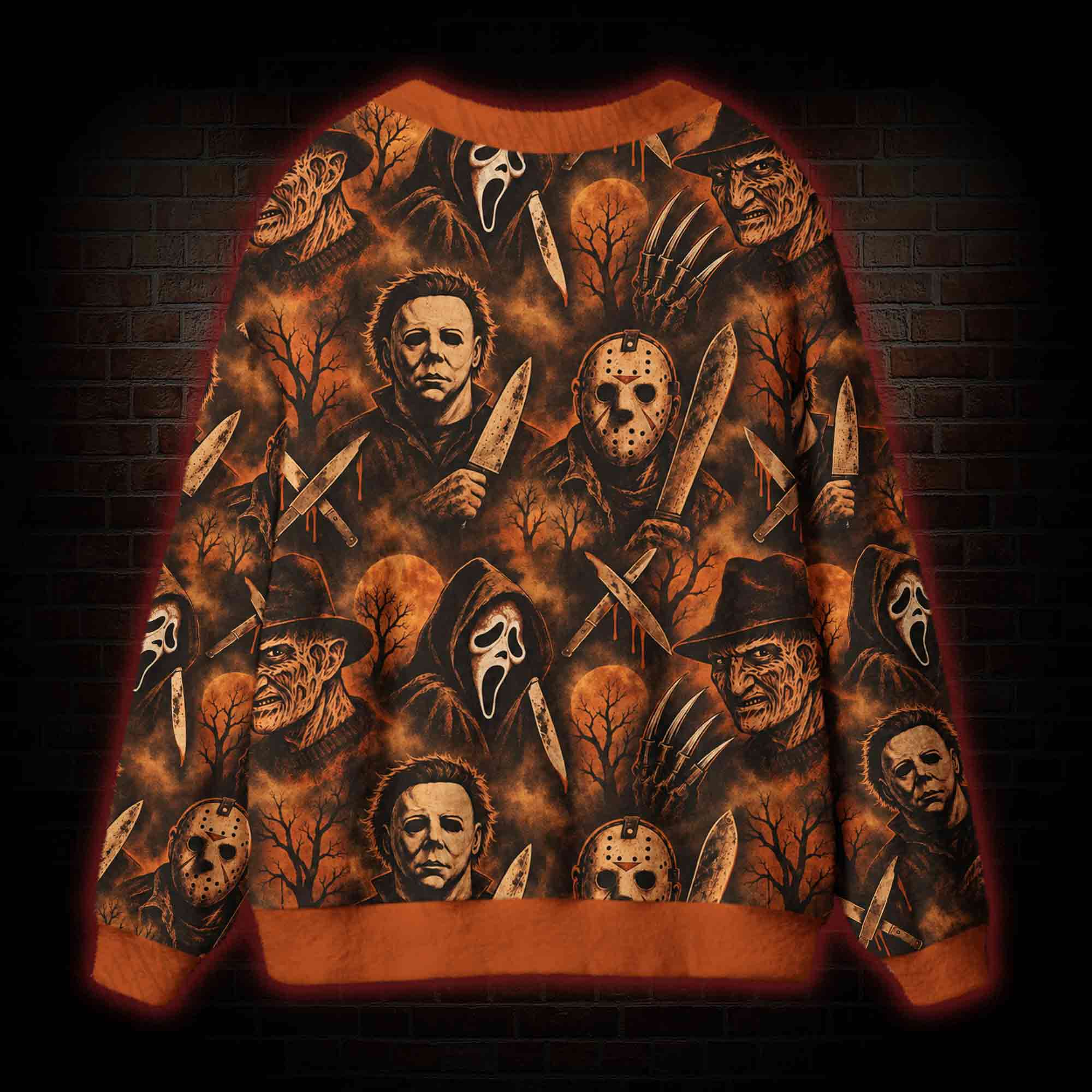 Midnight Slashers Cardigan Sweater
