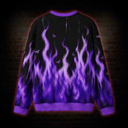 Violet Hellfire Ugly Sweatshirts