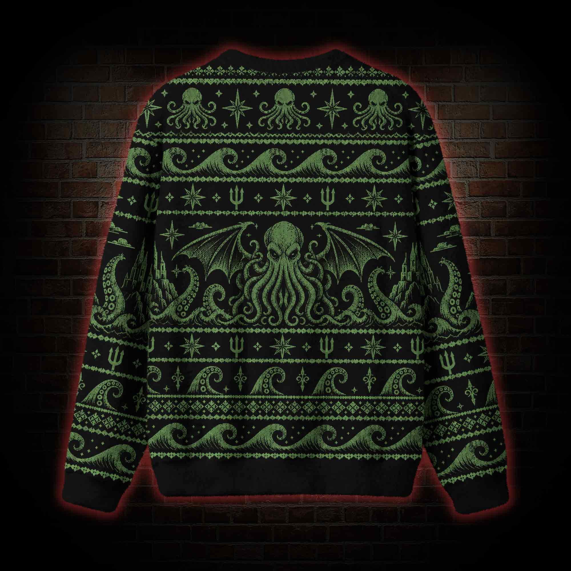 Abyss Cthulhu Ugly Sweatshirts
