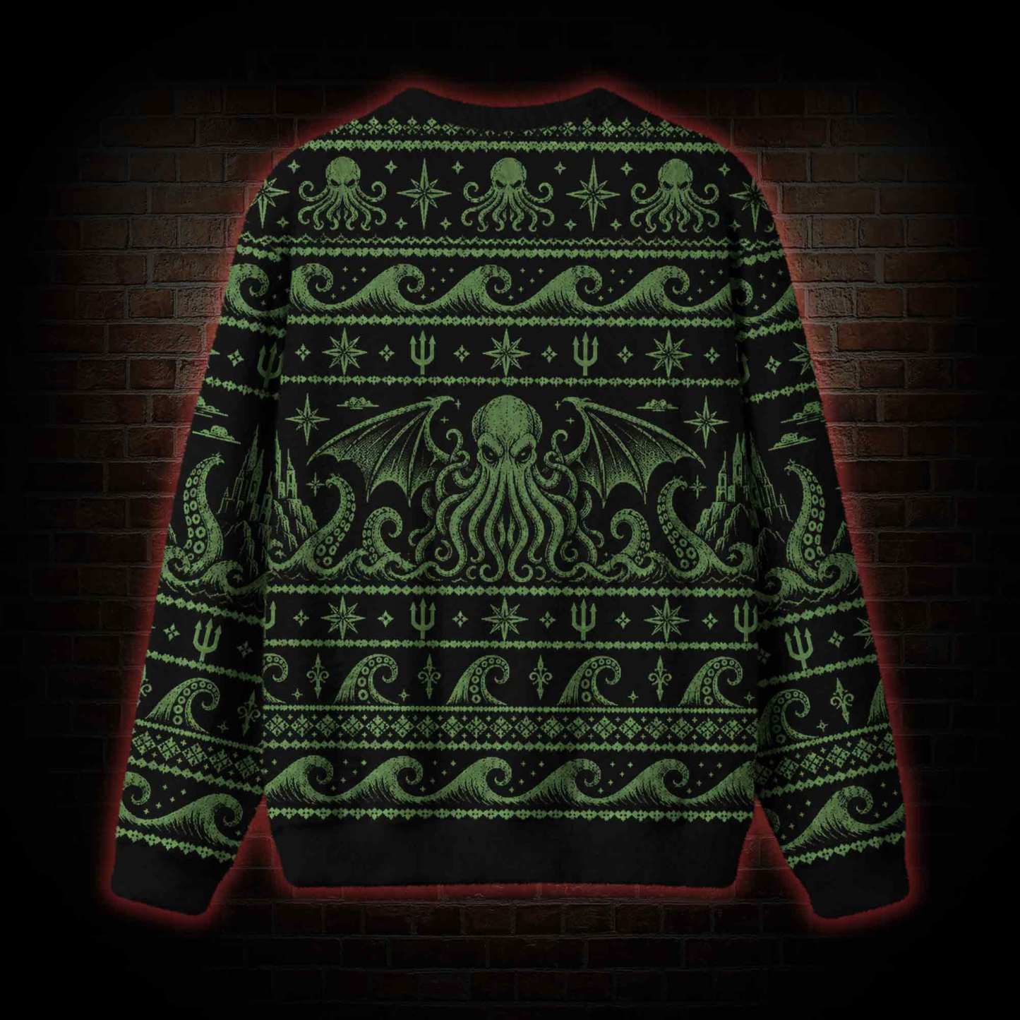 Abyss Cthulhu Ugly Sweatshirts