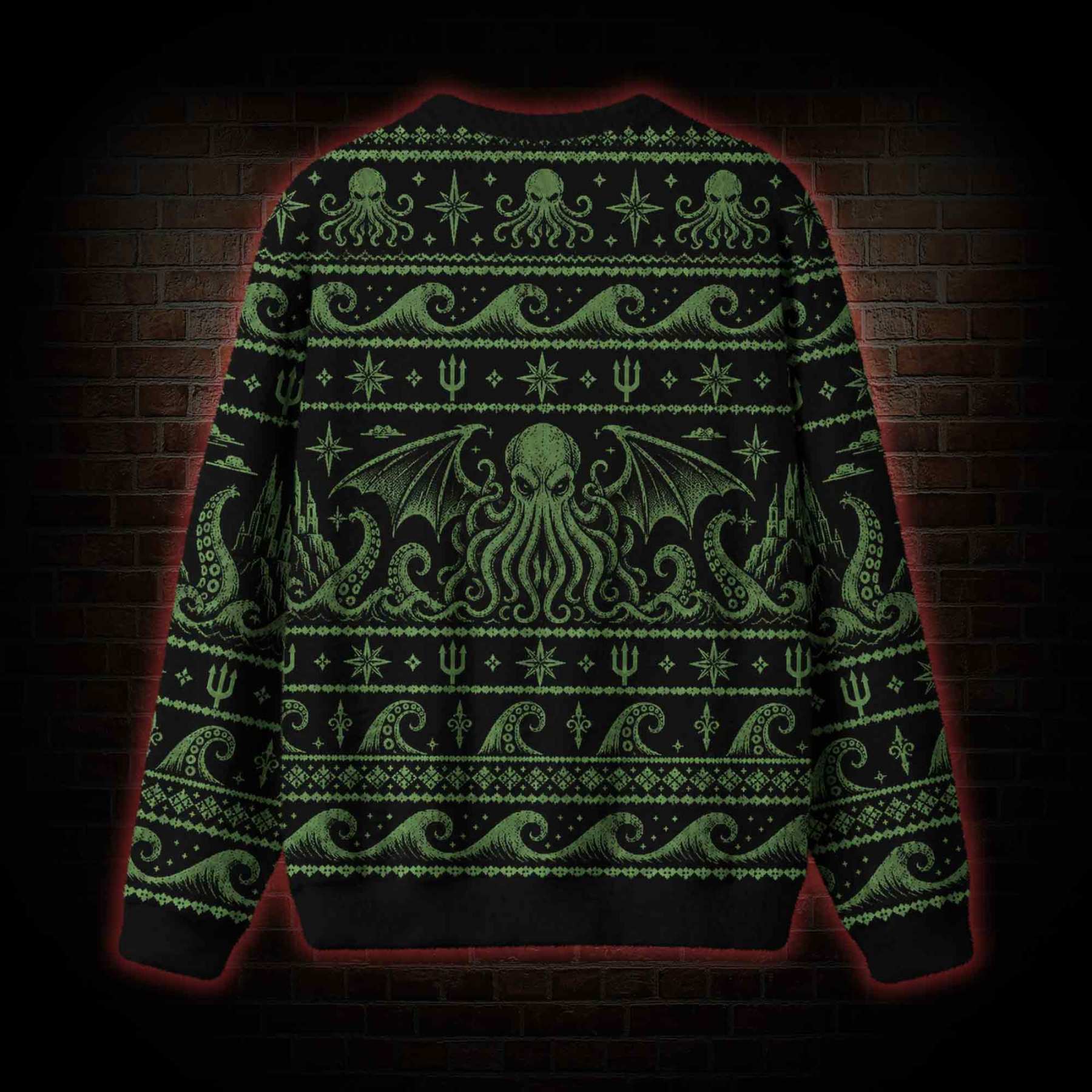 Abyss Cthulhu Ugly Sweatshirts