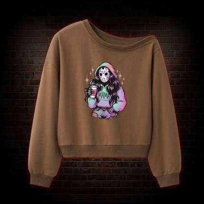Halloween Mama Off Shoulder Sweatshirt