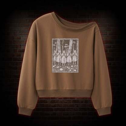 The Cat Coven Off Shoulder Sweatshirt