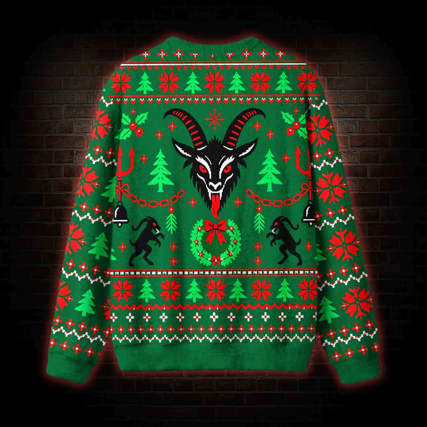 Merry Krampus Ugly Sweatshirts