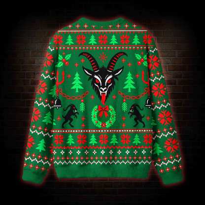 Merry Krampus Ugly Sweatshirts