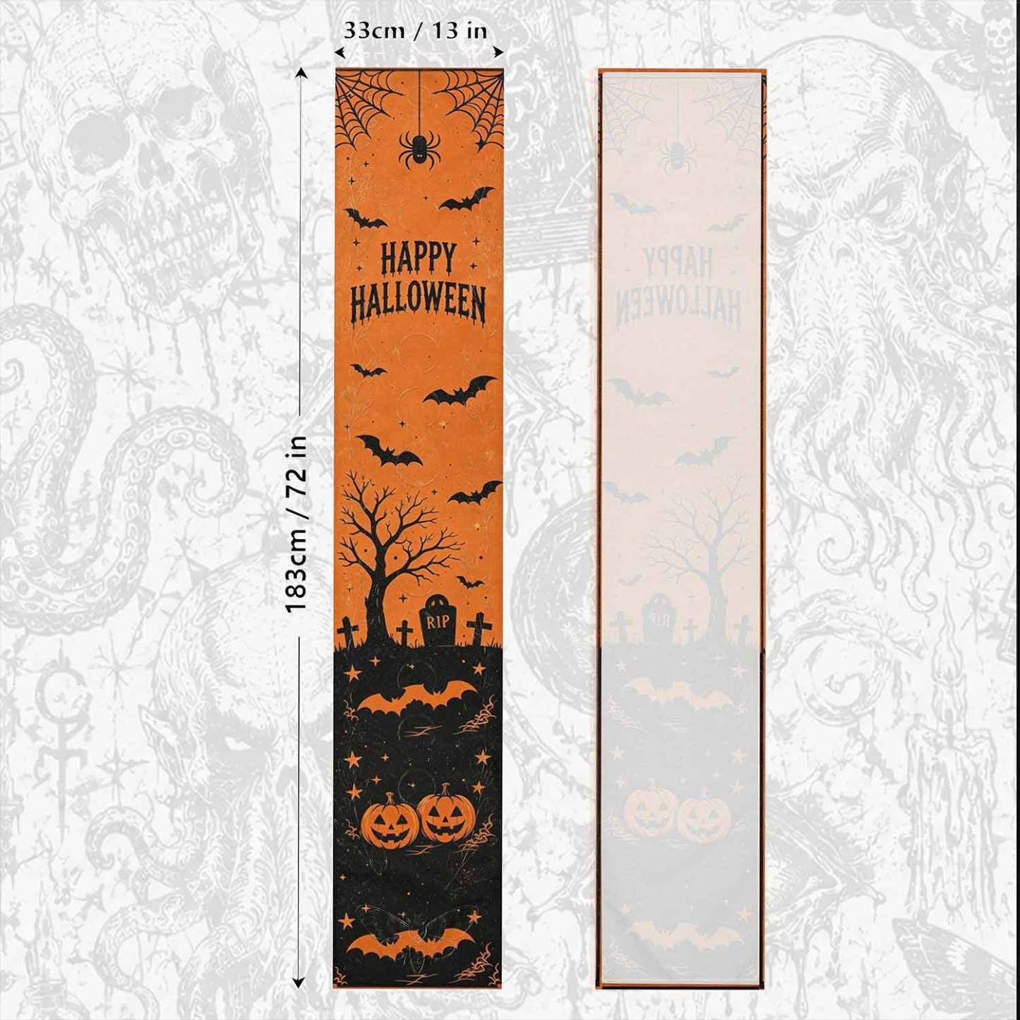 Happy Halloween Table Runner