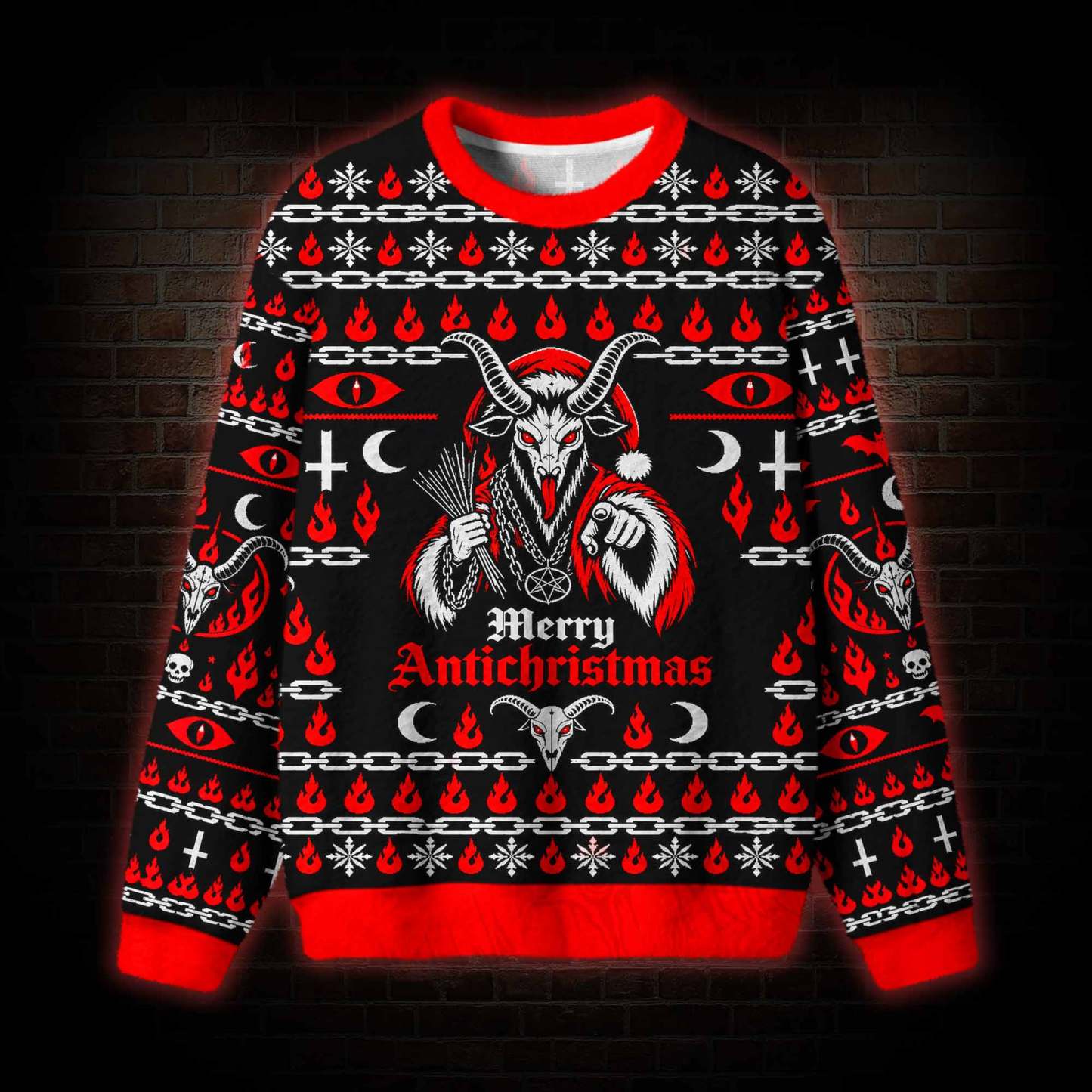 Unholy Night Ugly Sweatshirts