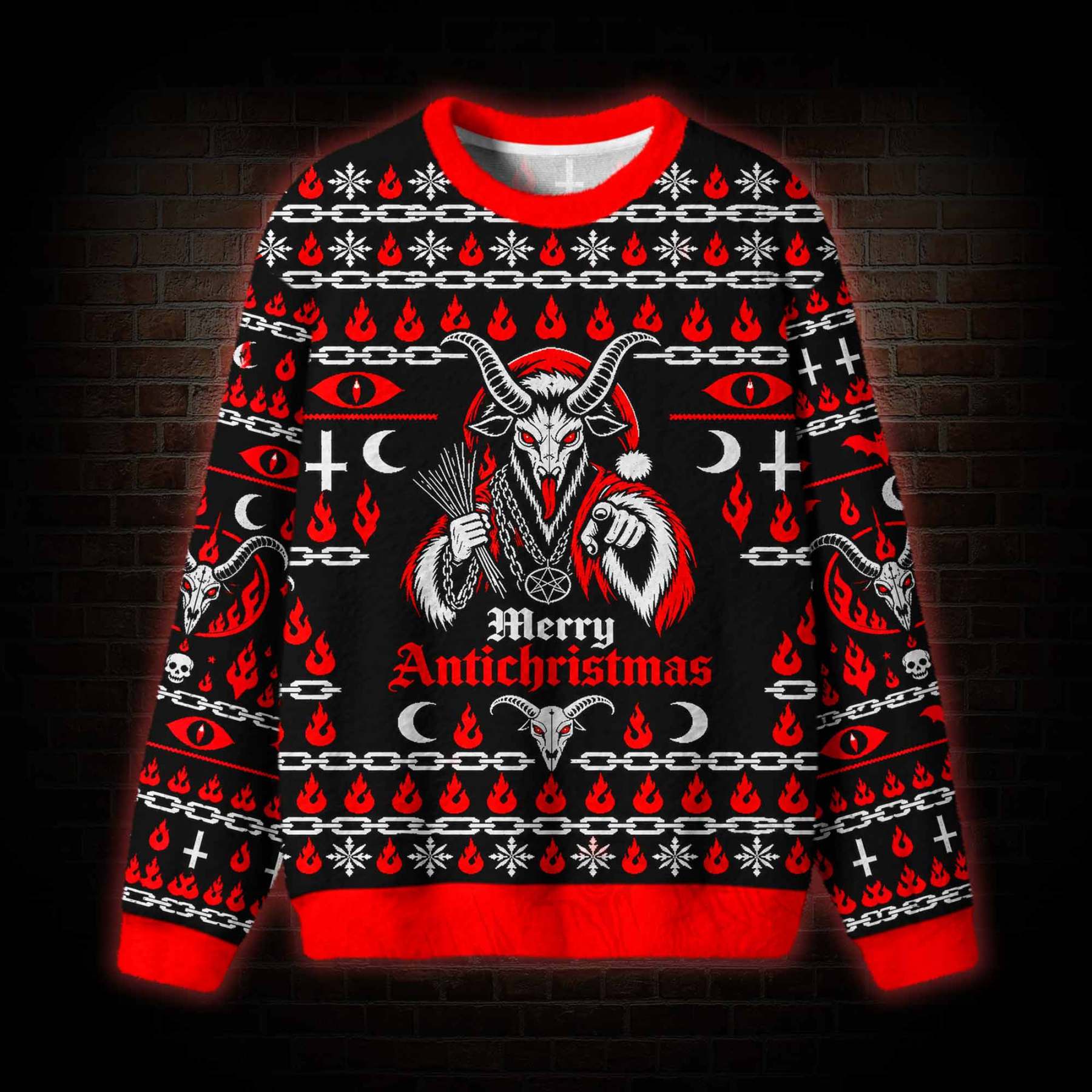 Unholy Night Ugly Sweatshirts