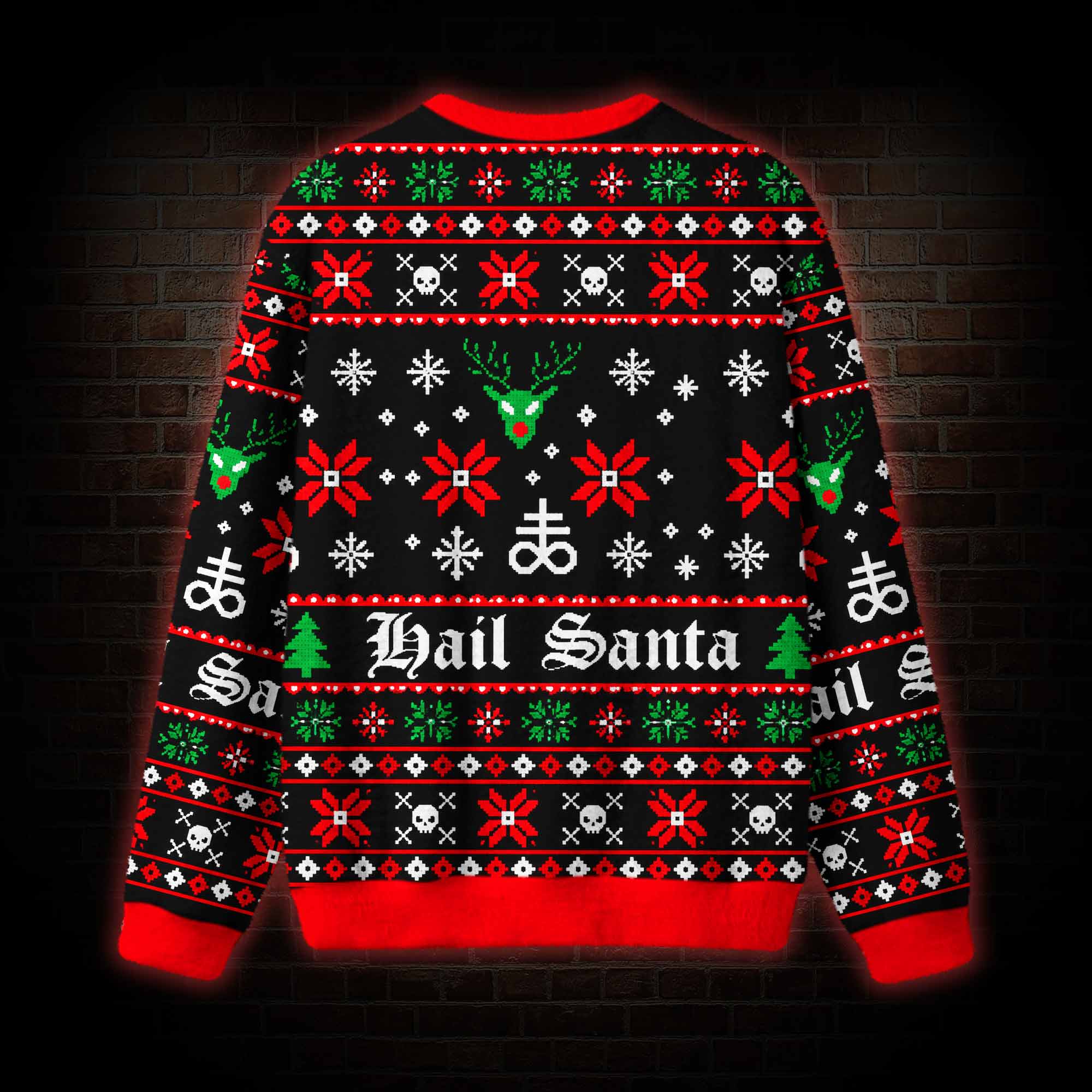 Hail Santa Ugly Sweatshirts