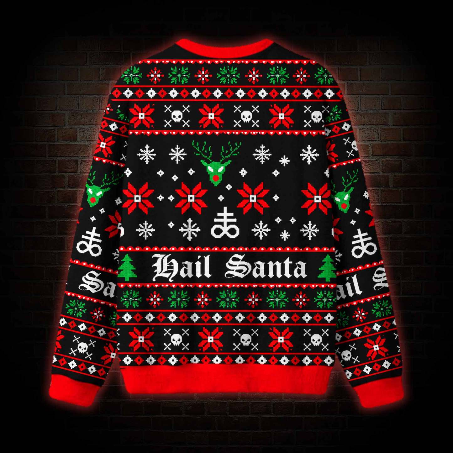Hail Santa Ugly Sweatshirts