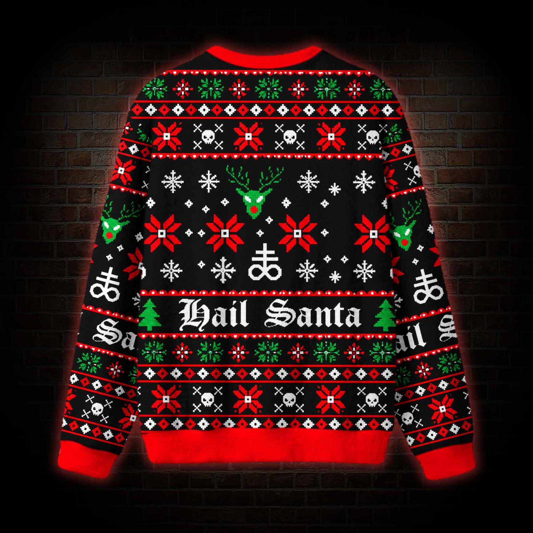 Hail Santa Ugly Sweatshirts