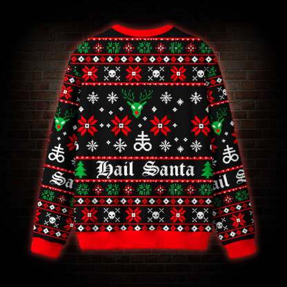 Hail Santa Ugly Sweatshirts