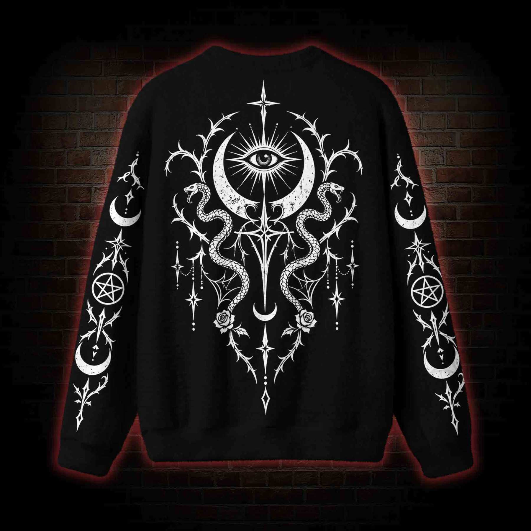 Occult Feline Ugly Sweatshirts