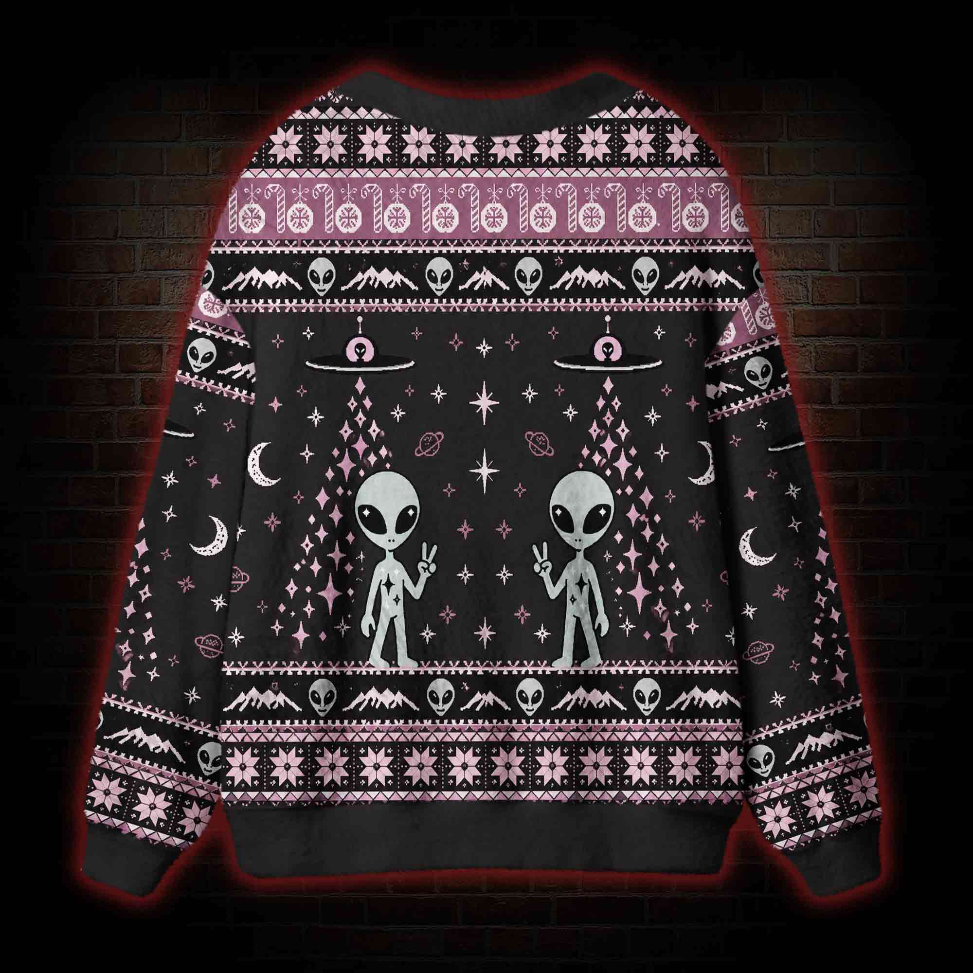 Alien Encounter Cardigan Sweater