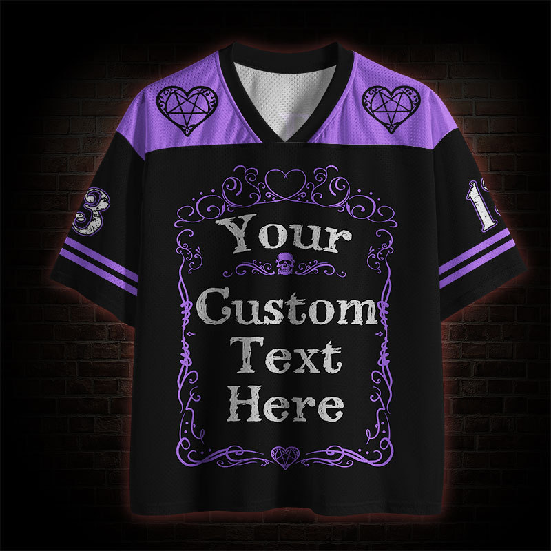 Personalized Your Custom Text Here Mesh Jersey
