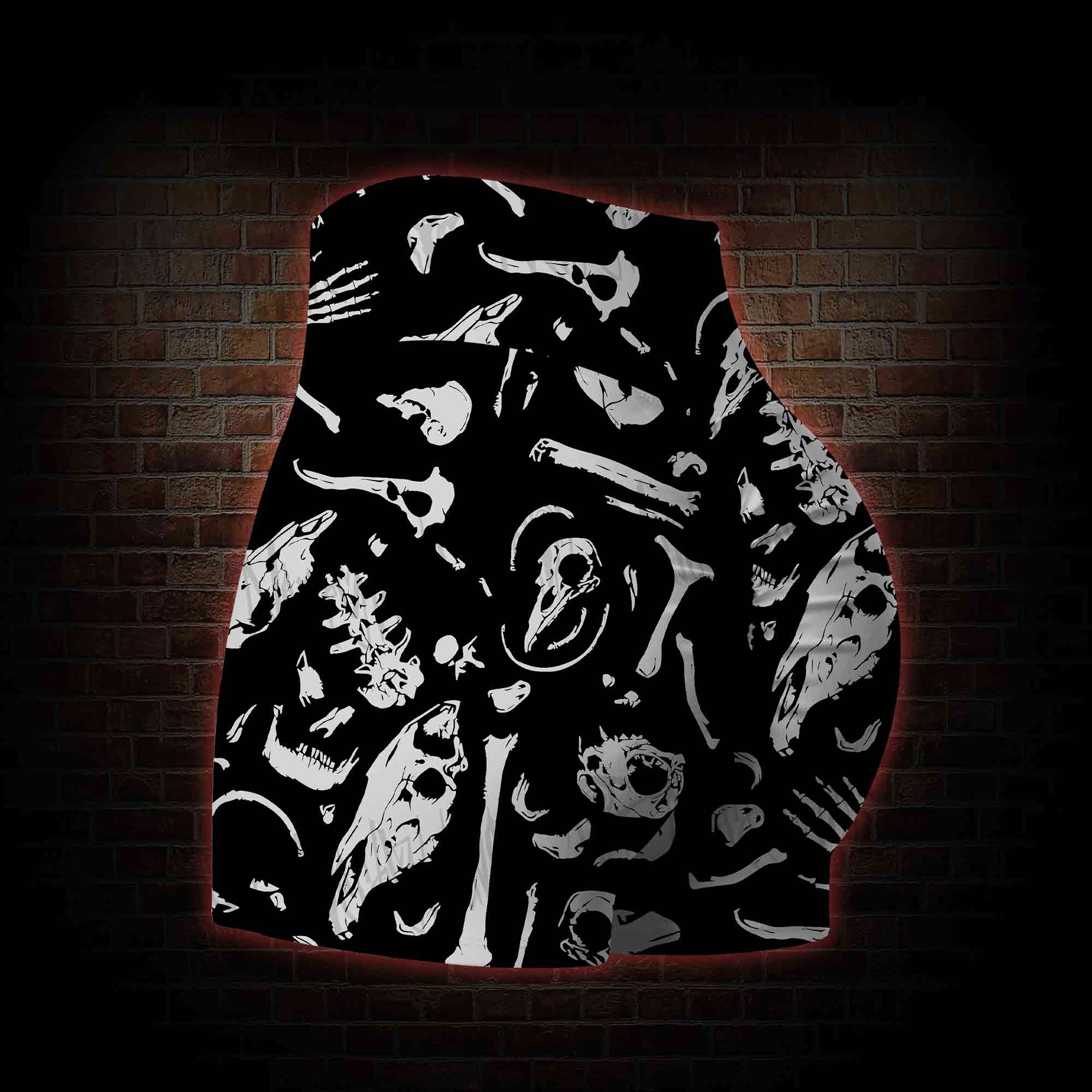 Dinosaur Fossils Yoga Shorts