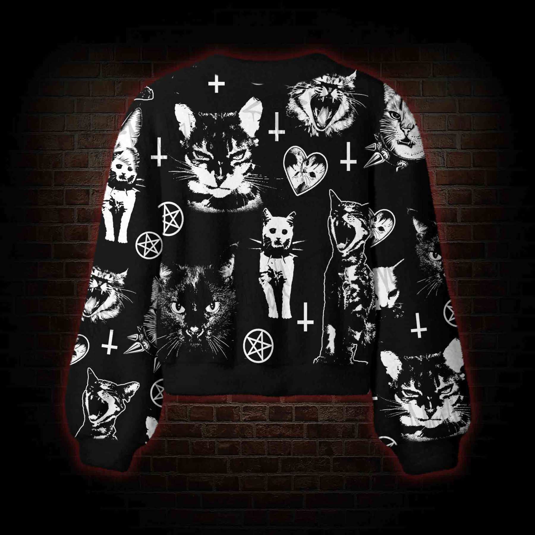 Cats Women's Cardigan Sweater