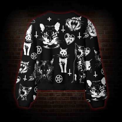 Cats Women's Cardigan Sweater