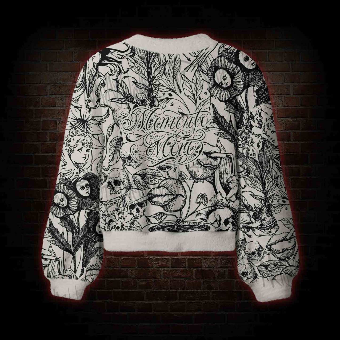 Memento Mori Women's Cardigan Sweater