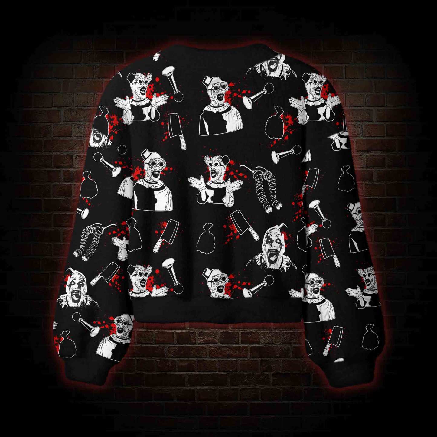 Horror Clown Women's Cardigan Sweater