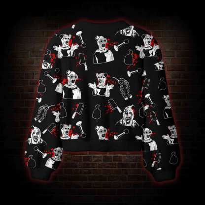 Horror Clown Women's Cardigan Sweater