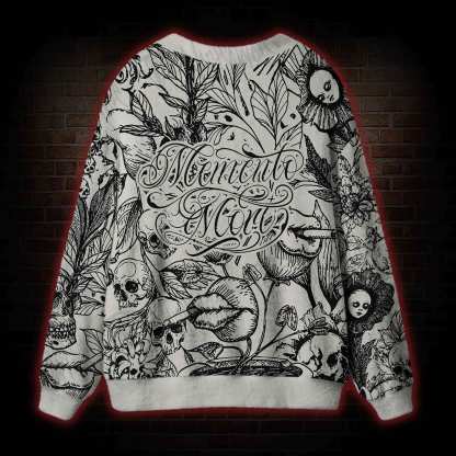 Memento Mori Cardigan Sweater