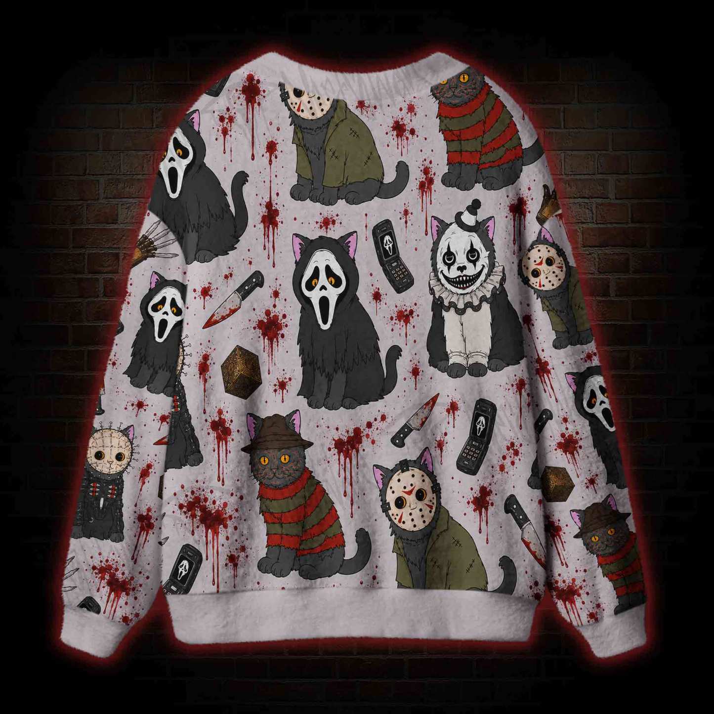 Cat Slayers Cardigan Sweater