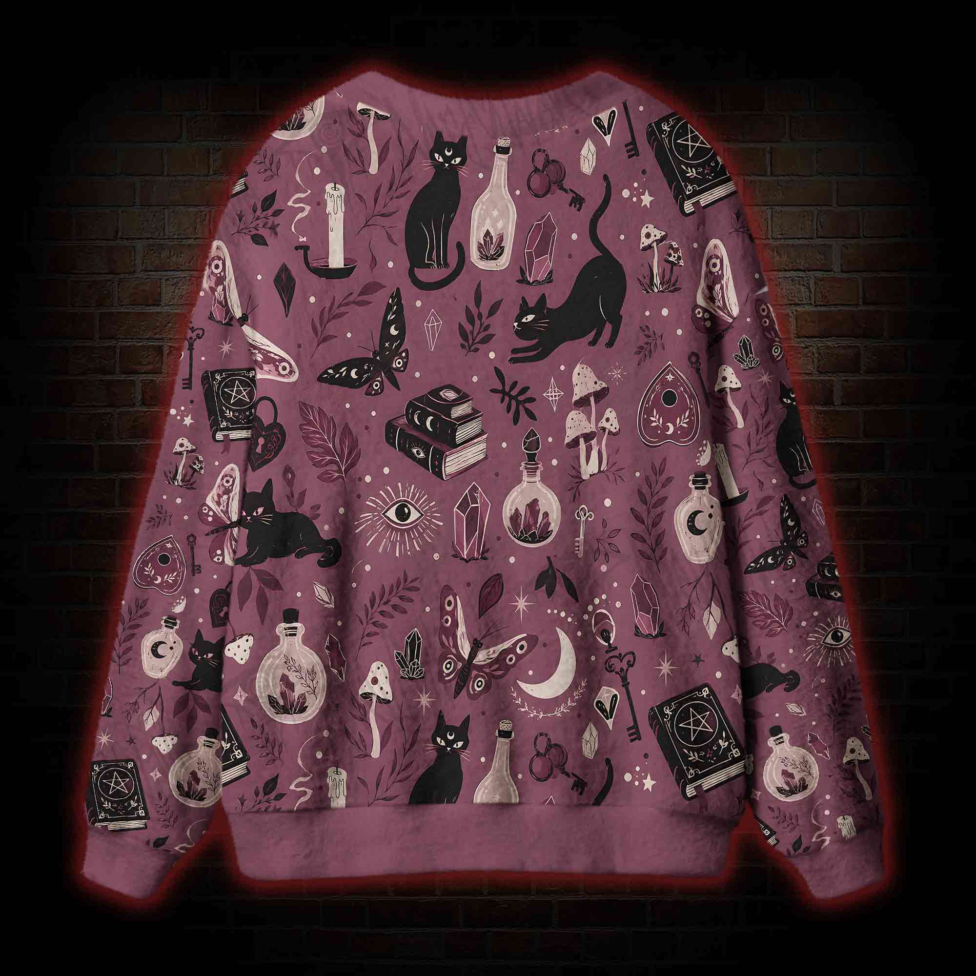 Rose Witch Cabinet Cardigan Sweater