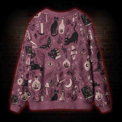 Rose Witch Cabinet Cardigan Sweater
