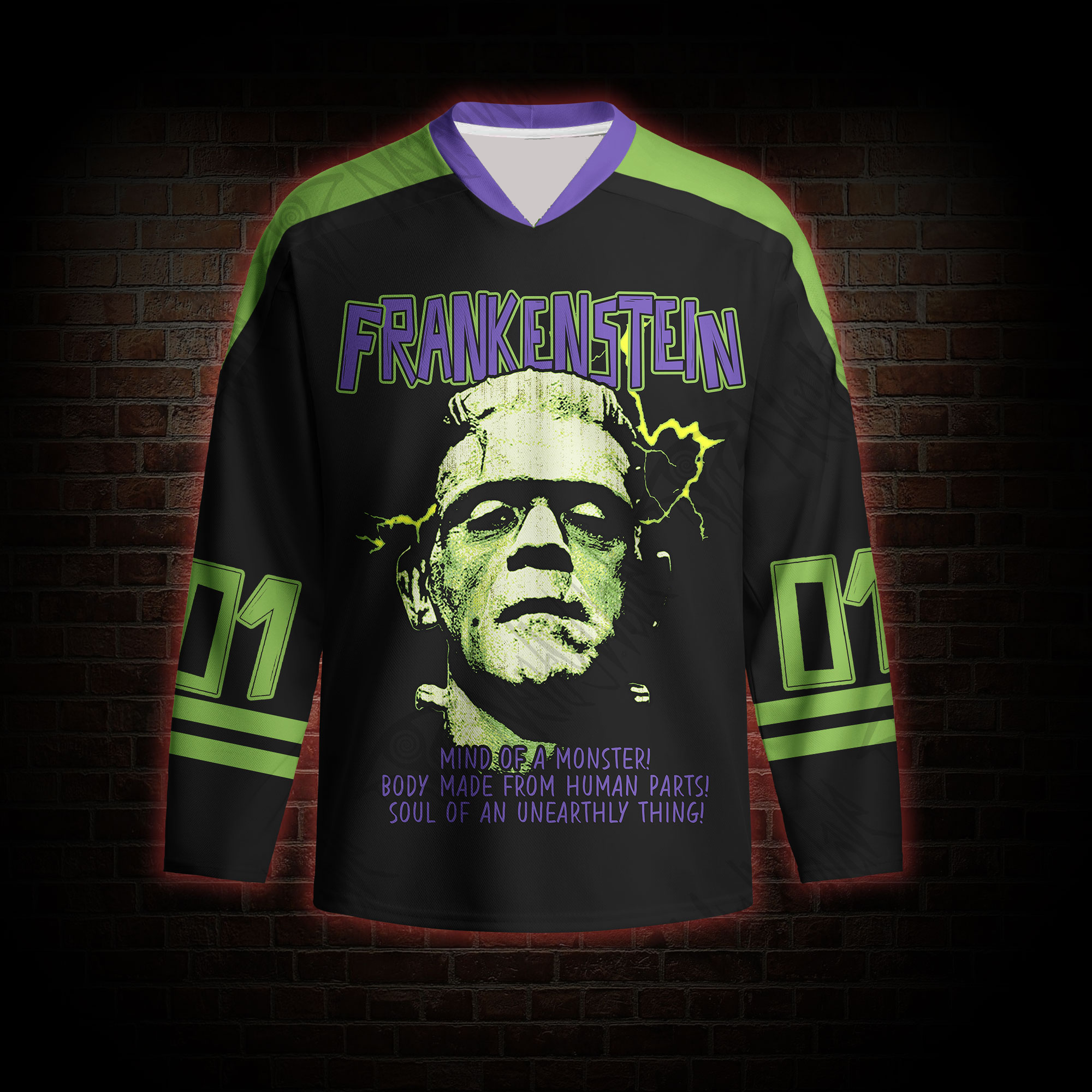 There're Alive! Long Sleeve Hockey Jersey