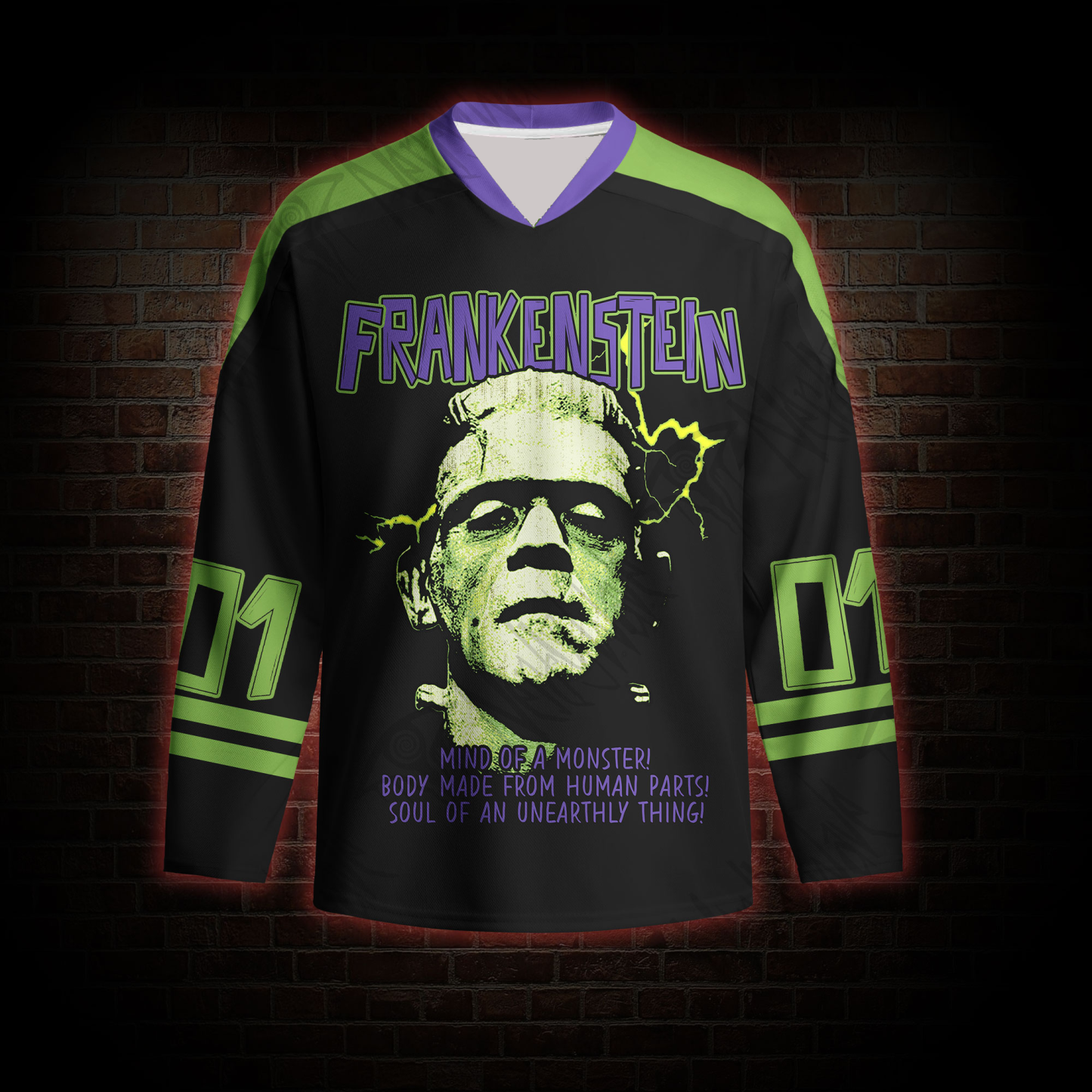 There're Alive! Long Sleeve Hockey Jersey