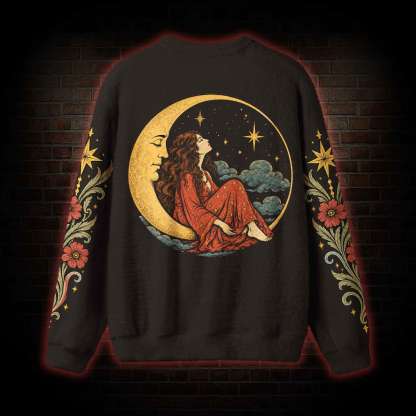 Vintage Moon Child Ugly Sweatshirts