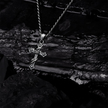 Cathedral Cross Necklace
